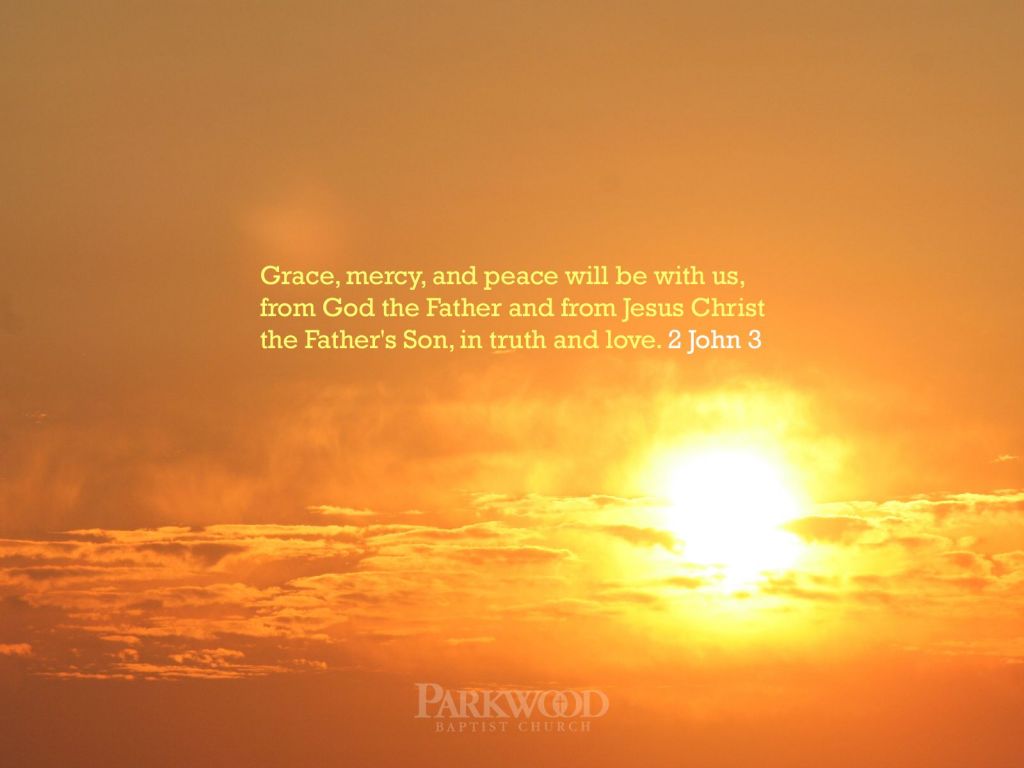 Christian wallpaper 2 John 3
