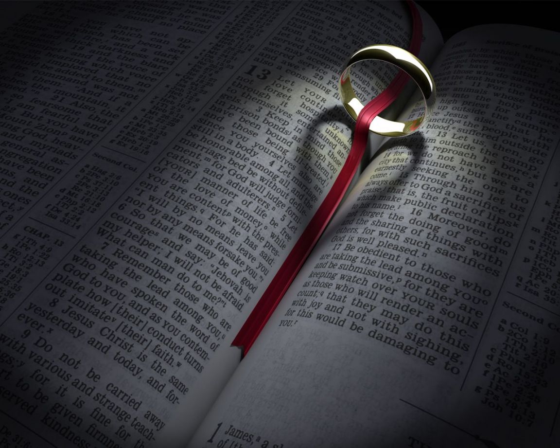Christian wallpaper Bible, aliance and heart