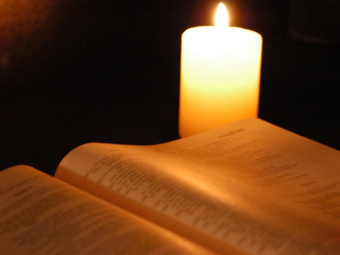 Christian wallpaper Candlelight