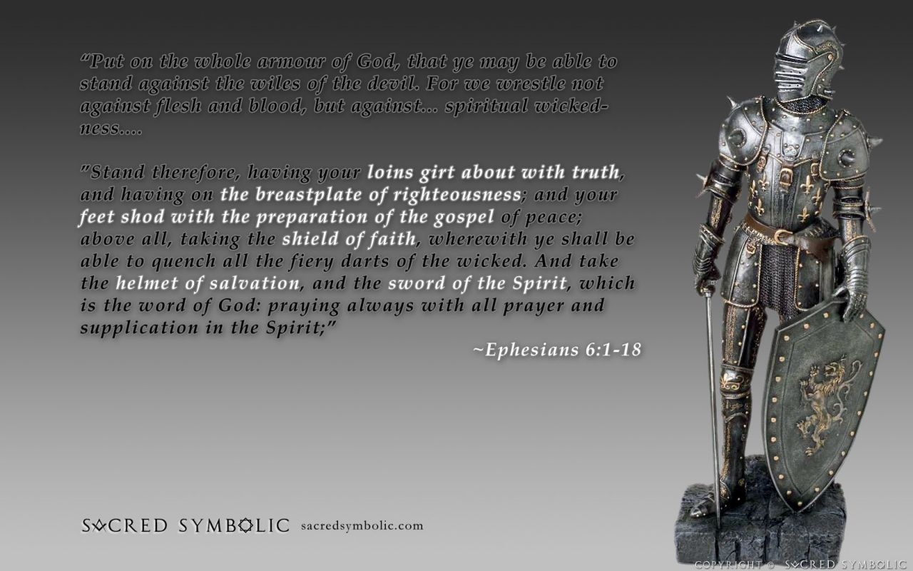 Christian wallpaper Ephesians 6:1-18