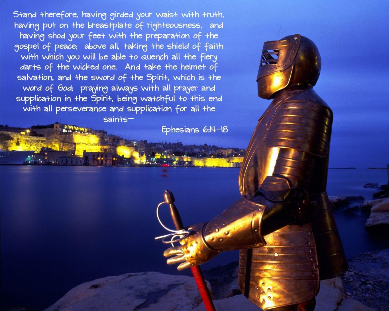 Christian wallpaper Ephesians 6:14-18