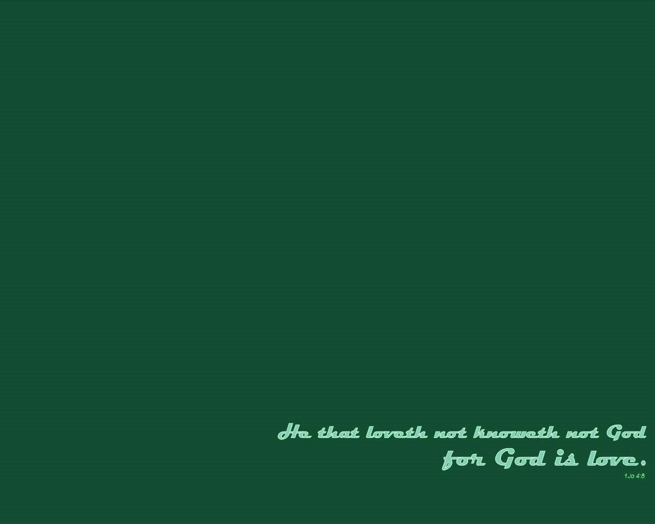 Christian wallpaper For God is love