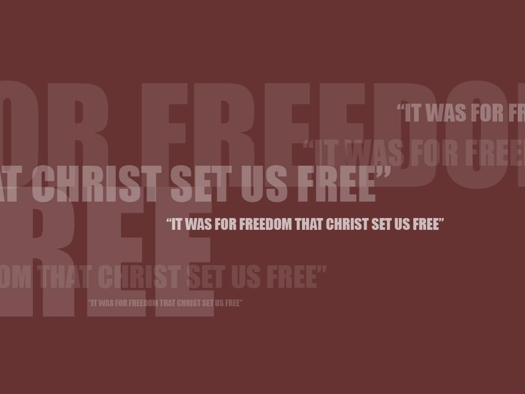 Christian wallpaper Freedom