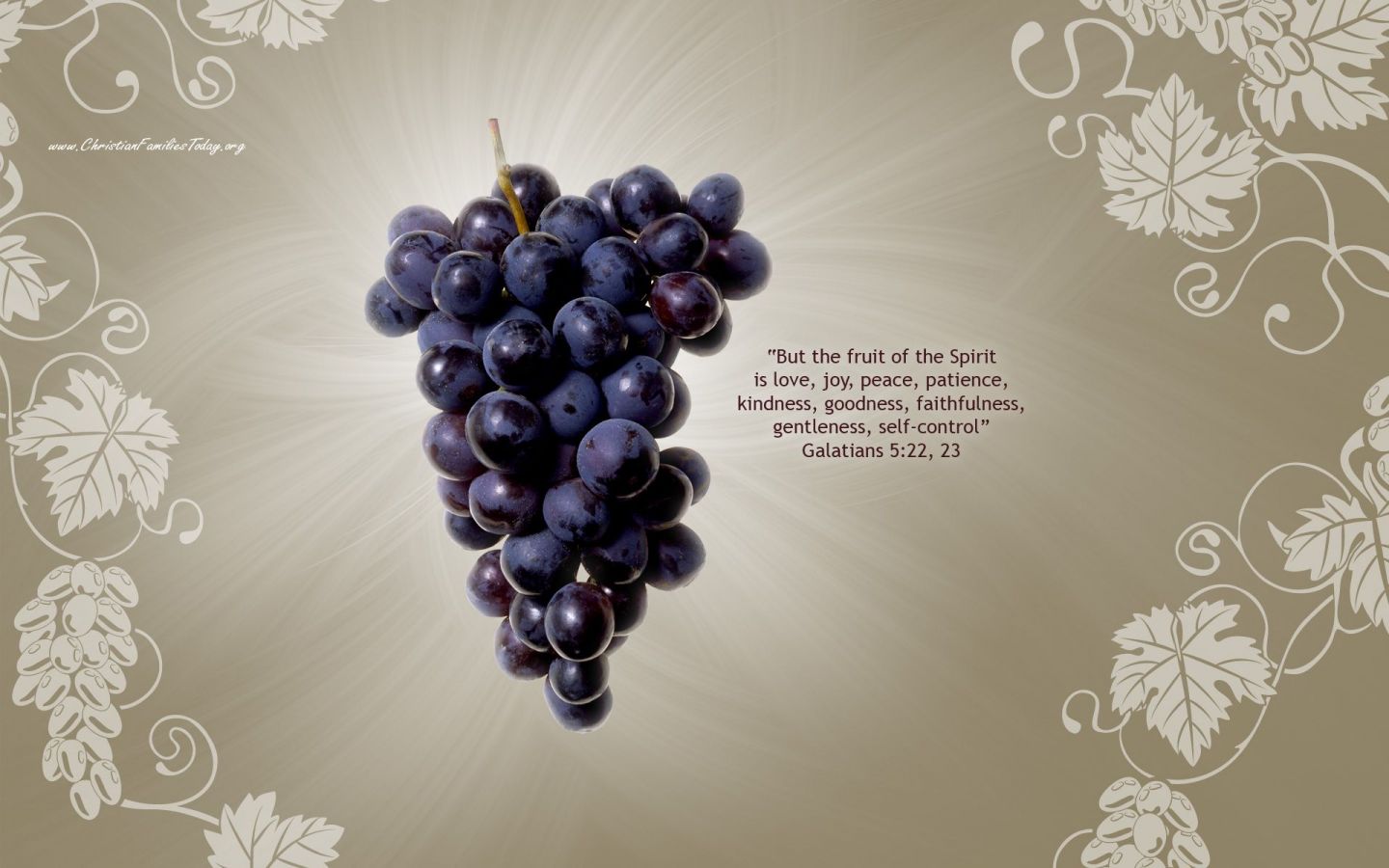 Christian wallpaper Galatian 5:22-23