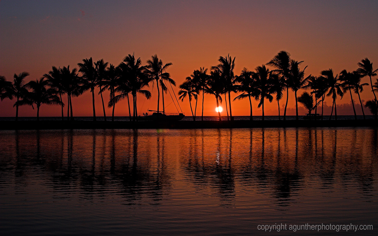 Sunset In Hawaii