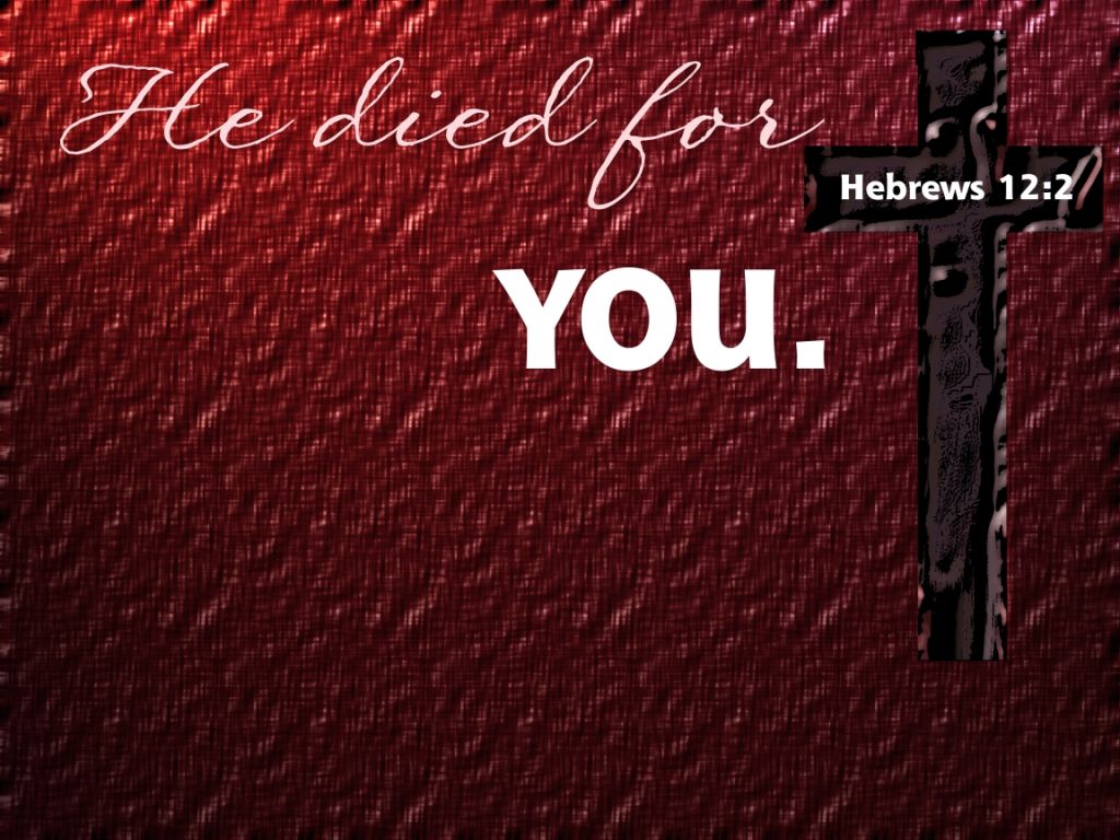 Christian wallpaper Hebrews 12:2