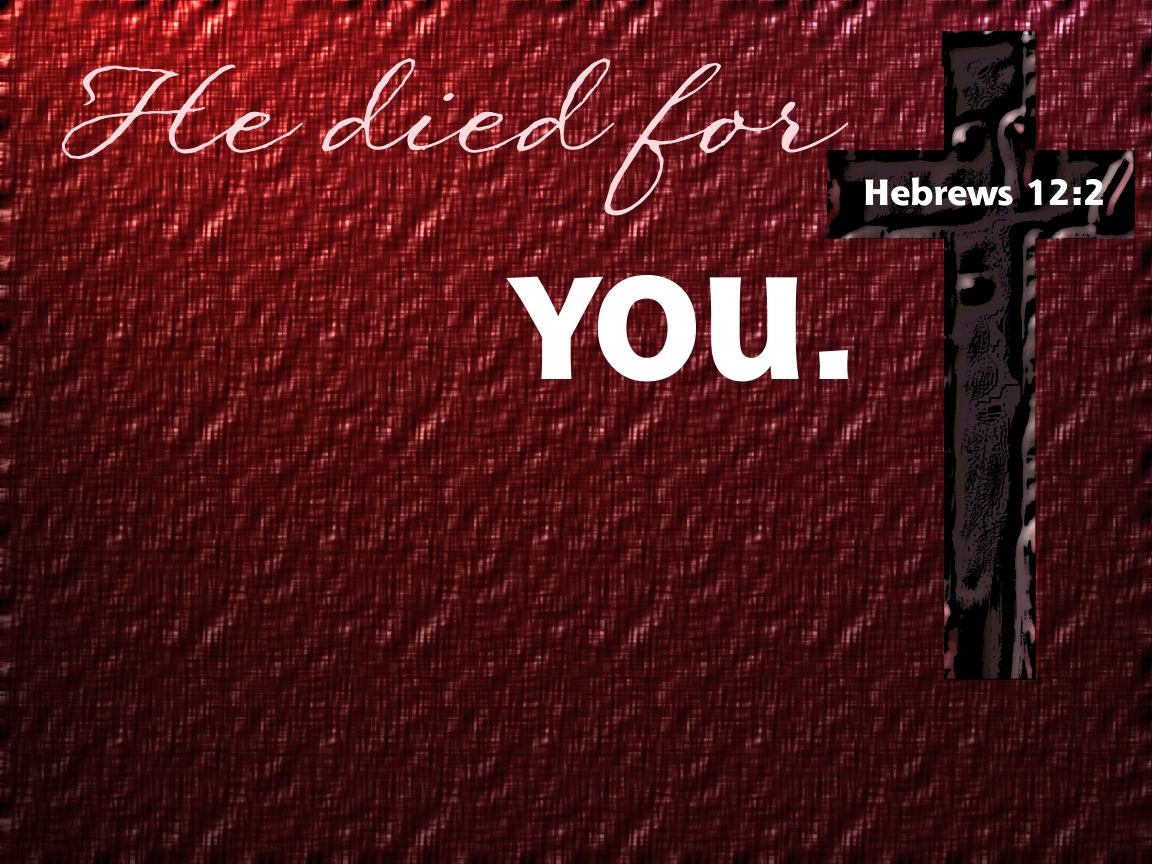Christian wallpaper Hebrews 12:2
