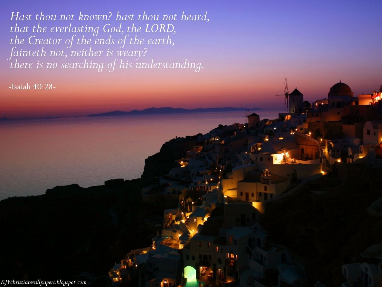 Christian wallpaper Isaiah 40:28