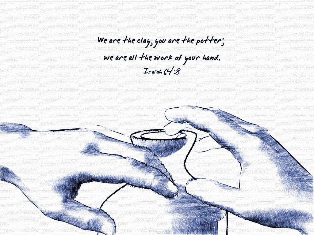 Christian wallpaper Isaiah 64:8
