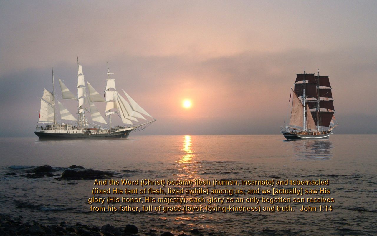 Christian wallpaper John 1:14