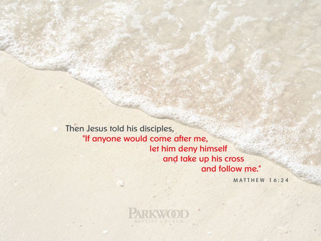 Christian wallpaper Matthew 16:24