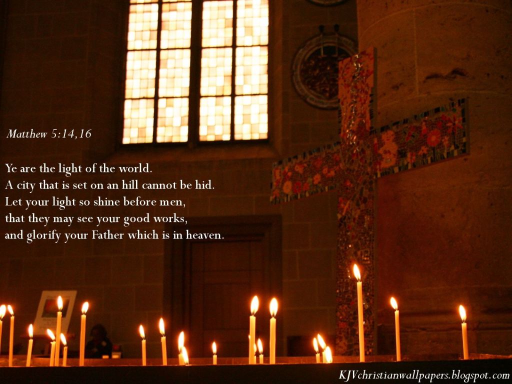 Christian wallpaper Matthew 5:14-16