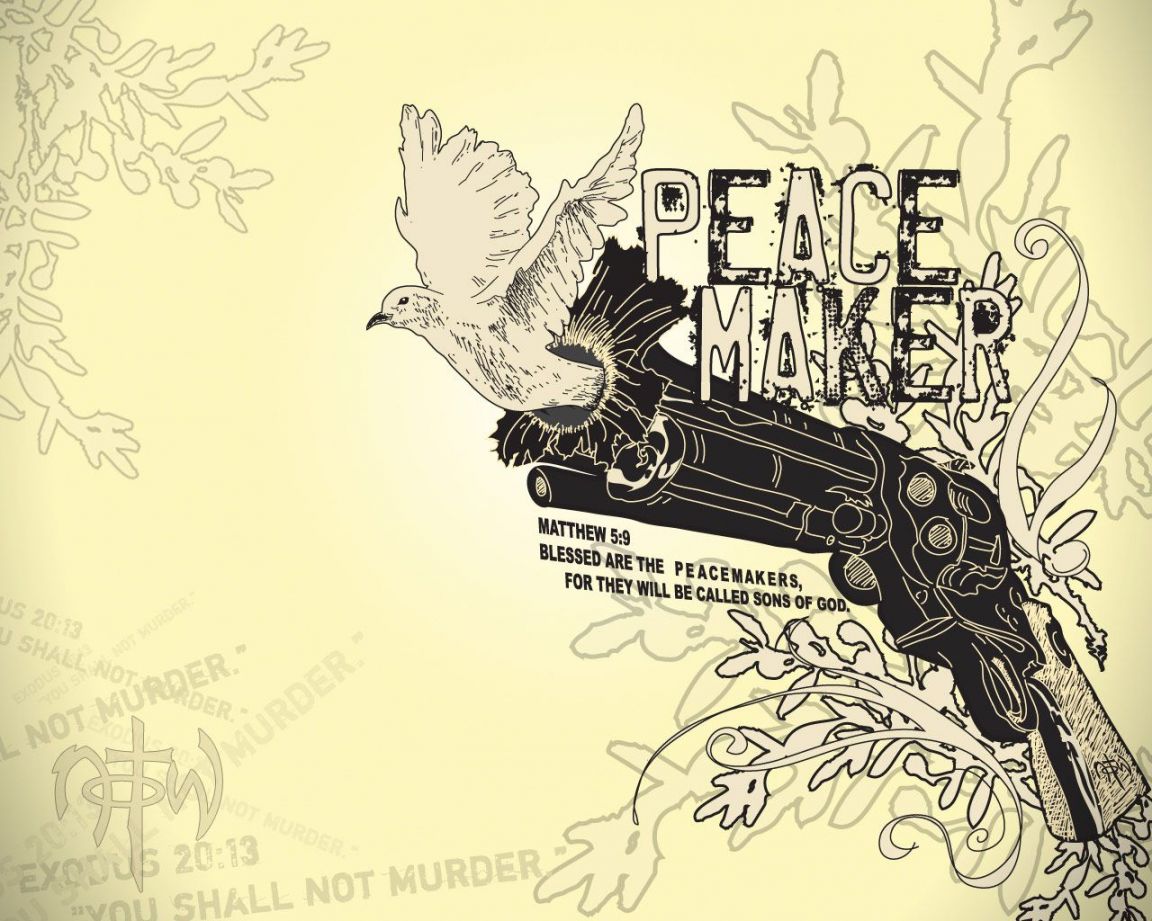Christian wallpaper Peace Maker