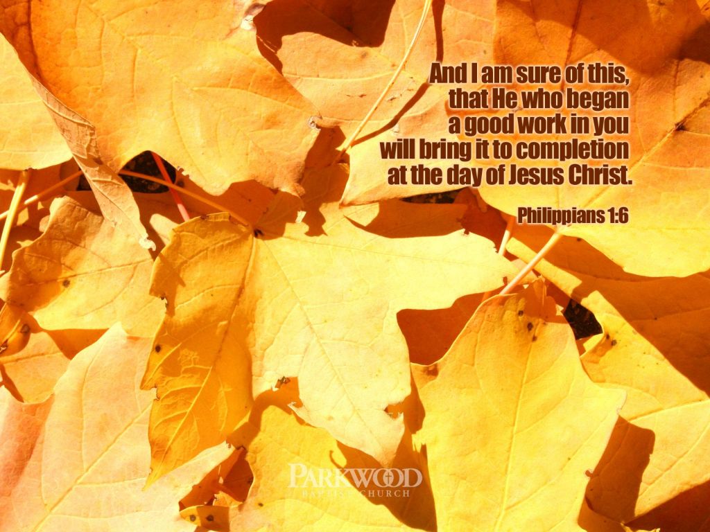 Christian wallpaper Philippians 1:6