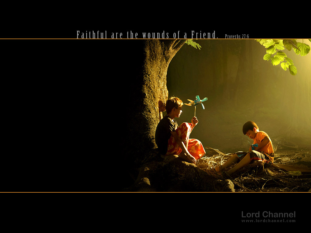 Christian wallpaper Proverbs 27:6