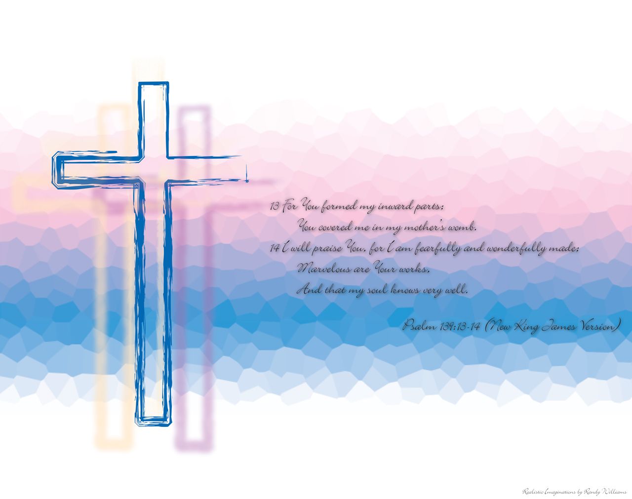 Christian wallpaper Psalm 139:13-14