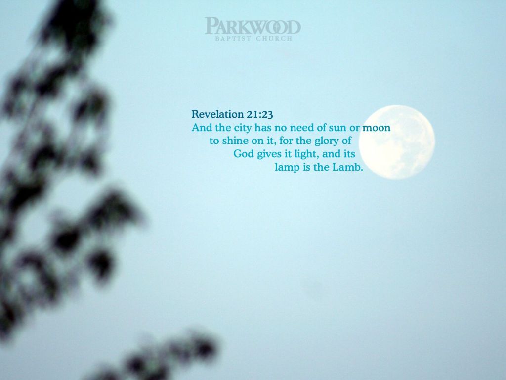 Christian wallpaper revelation 21:23