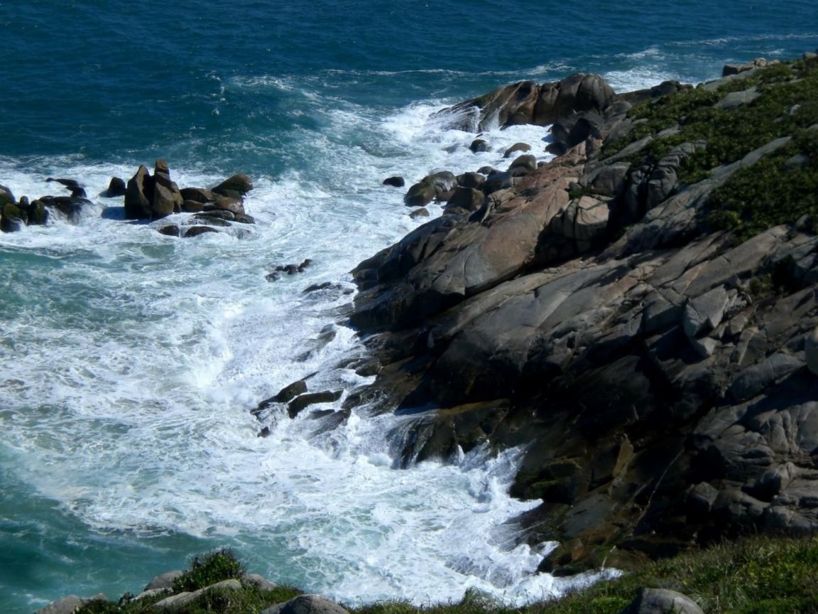 Christian wallpaper Rock sea