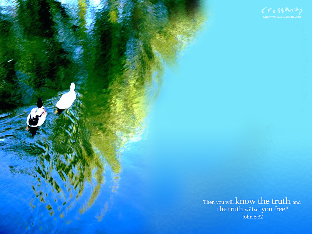 Christian wallpaper The Truth shall Set you Free