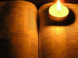 Bible and candle christian wallpaper, christian background