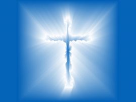 Blue cross christian wallpaper, christian background