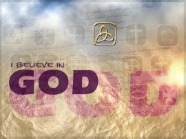 I Believe in God christian wallpaper, christian background