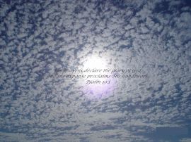 Psalm 19:1 christian wallpaper, christian background