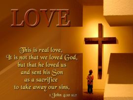 1 John 4:10 christian wallpaper, christian background