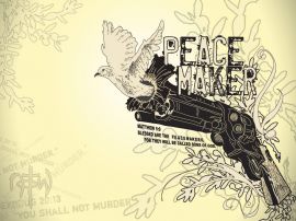 Peace Matthew 5:9 christian wallpaper, christian background