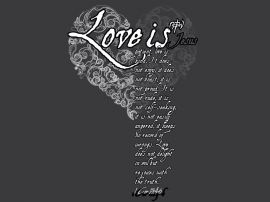 Love is... christian wallpaper, christian background