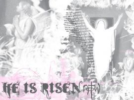 He is risen christian wallpaper, christian background