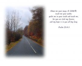 Psalm 25:4-5 christian wallpaper, christian background