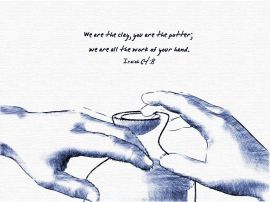 Isaiah 64:8 christian wallpaper, christian background