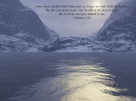 Galatians 2:20 christian wallpaper, christian background