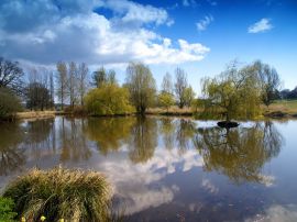 Lake green christian wallpaper, christian background