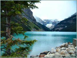 Lake Louise christian wallpaper, christian background