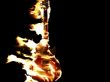 Details for the 'Guitar on fire' free image, background, wallpaper