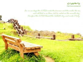 The Seventh day christian wallpaper, christian background