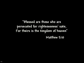 Matthew 5:10 christian wallpaper, christian background
