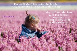 Isaiah 11:6 christian wallpaper, christian background