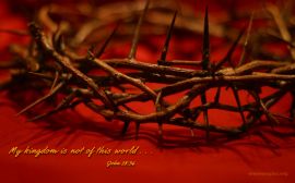 John 18:36 christian wallpaper, christian background