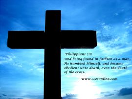 Philippians 2:8 christian wallpaper, christian background