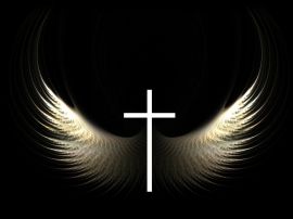 Cross and Wings christian wallpaper, christian background