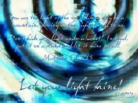 Details for 'Let Your Light Shine'christian wallpaper, christian background