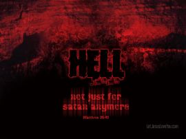 Hell - Matthew 25:41 christian wallpaper, christian background
