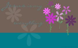 Jesus is my everything christian wallpaper, christian background