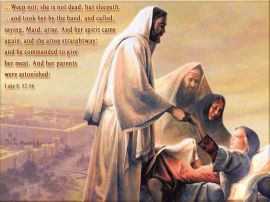 Luke 8:52-56 christian wallpaper, christian background