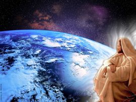 Looking the Earth christian wallpaper, christian background