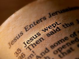 Jesus wept christian wallpaper, christian background