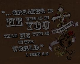 1Jonh 4:4 christian wallpaper, christian background